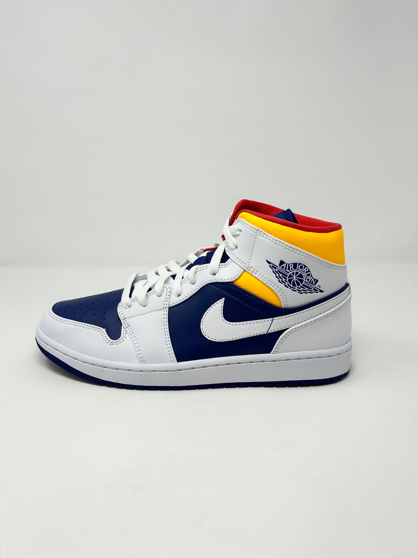 Jordan 1 Mid “Royal Blue Laser Orange”