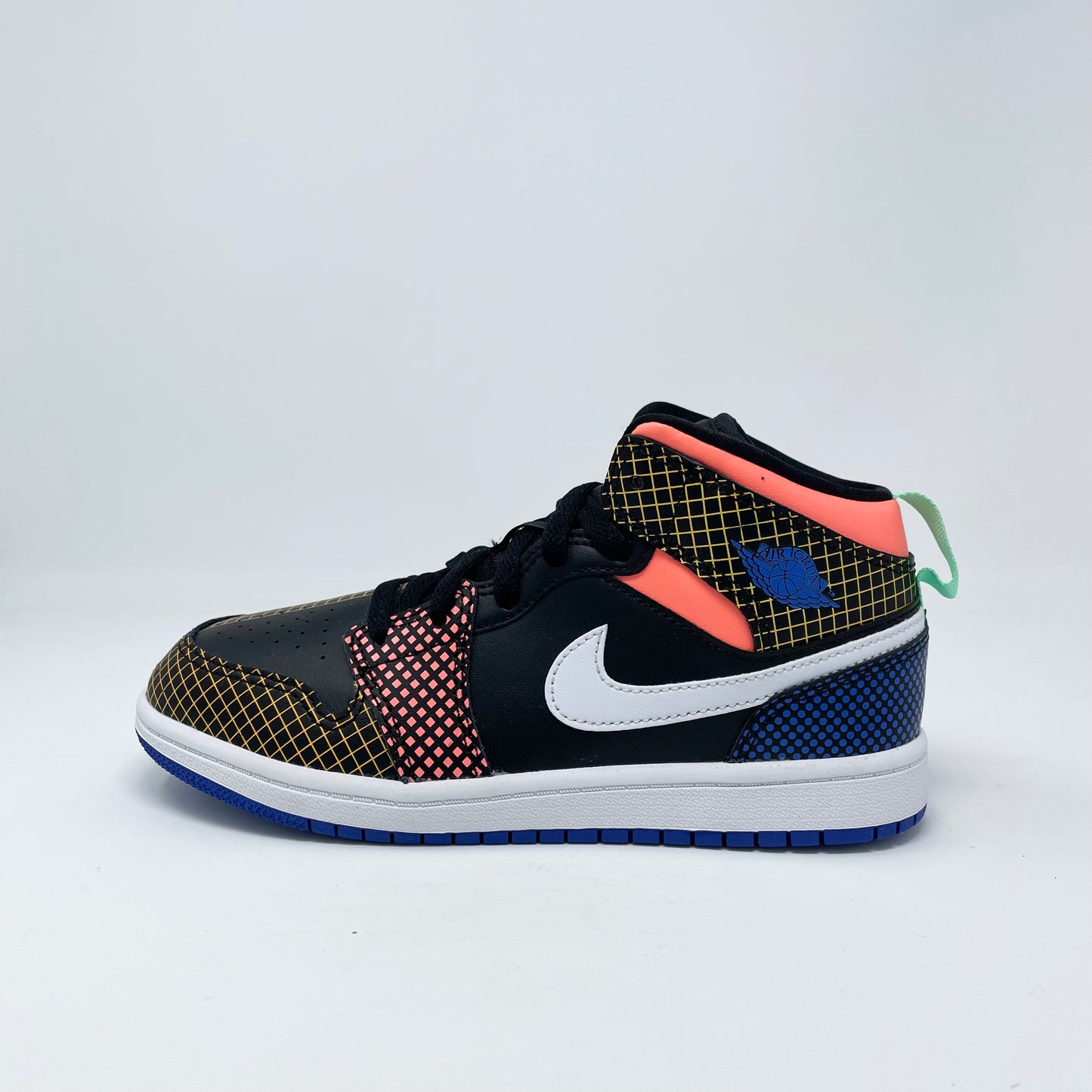 Jordan 1 Mid "Multi-Color Grid" (PS)