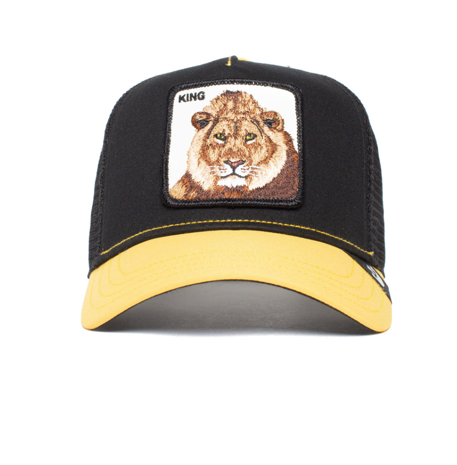 "King" Lion Black Yellow