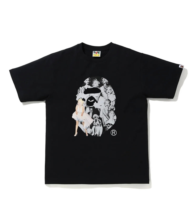 BAPE A BATHING APE x Marilyn Monroe Big Ape Head Tee