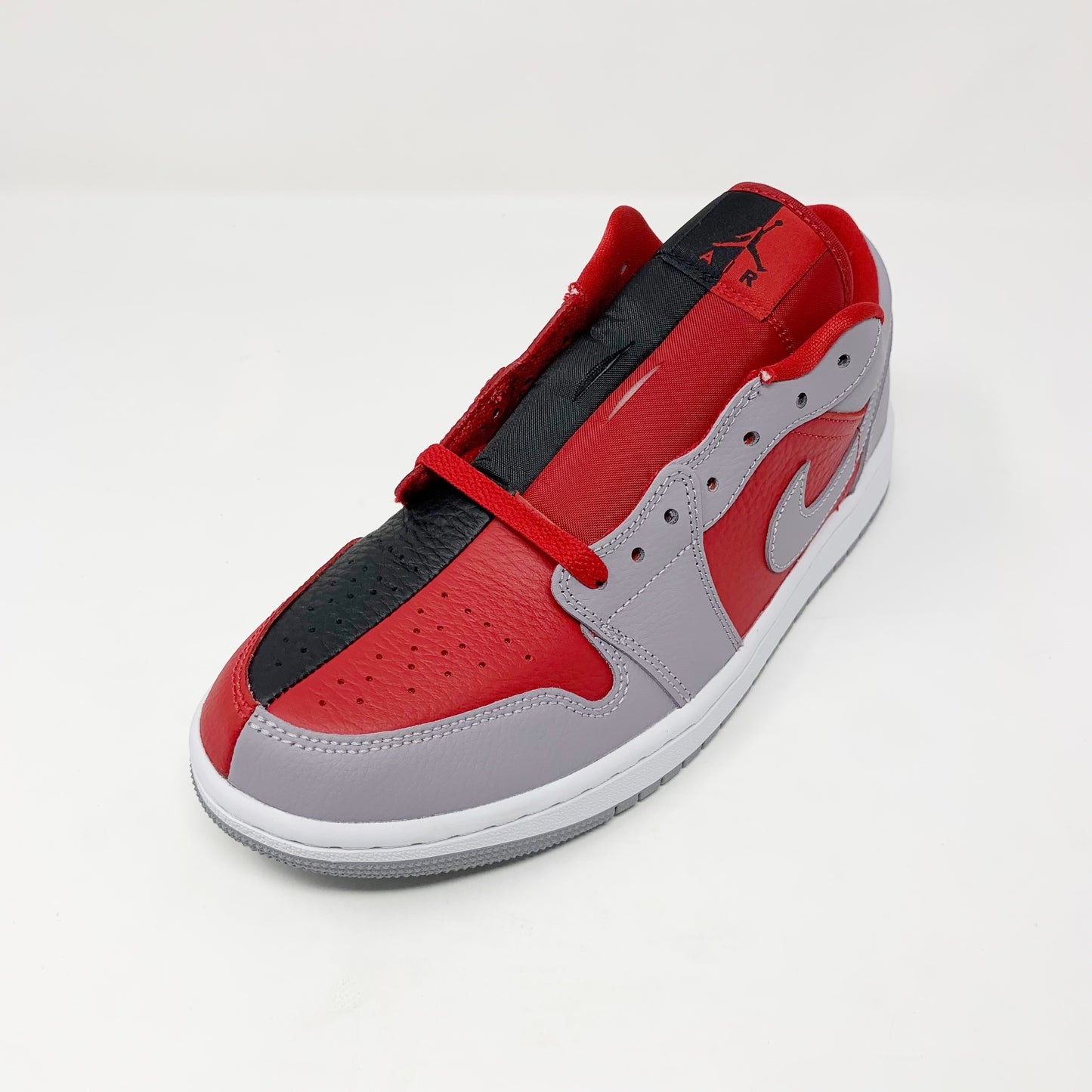Jordan 1 Low “Split Red Grey Black” (W)
