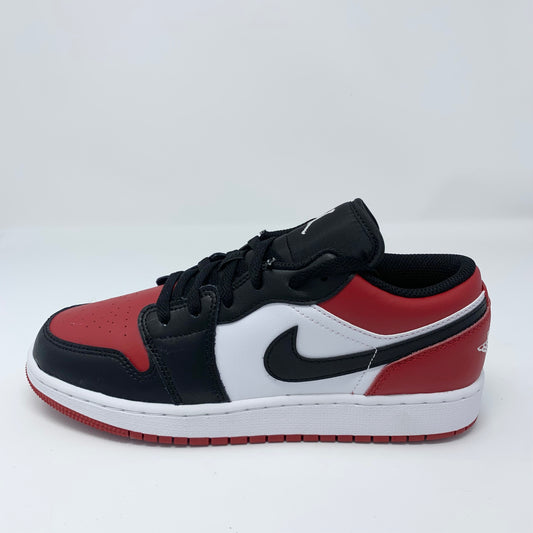 Jordan 1 Low "Bred Toe" (GS)