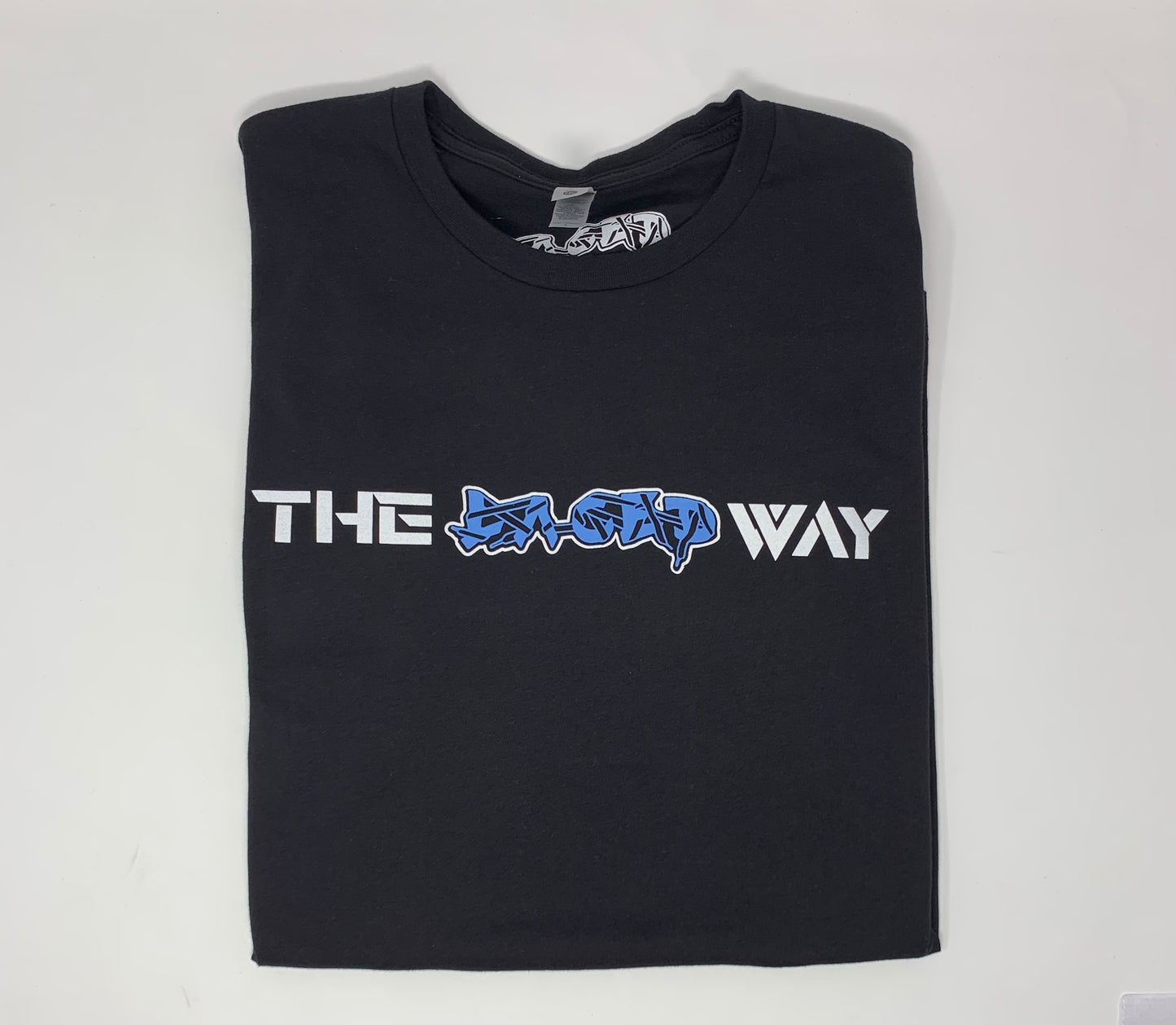 The LACED Way Tee “Black/University Blue”