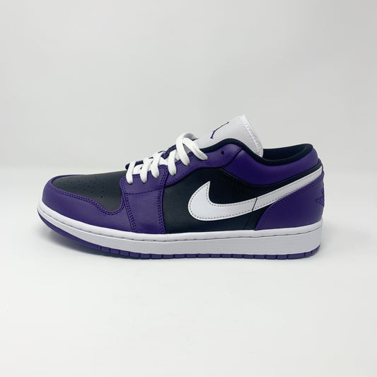 Jordan 1 Low “Black Court Purple”