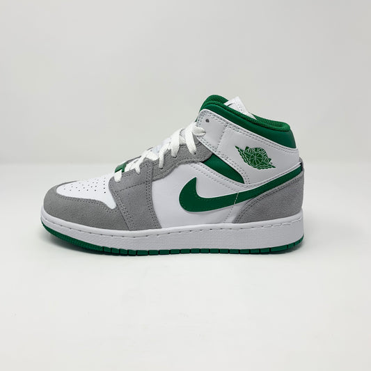 Jordan 1 Mid “Pine Smoke Grey” (GS)