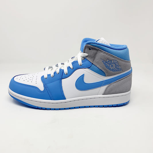 Jordan 1 Mid “University Blue Grey”