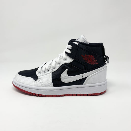 Jordan 1 Mid Utility “Canvas White Black Gym Red” (W)