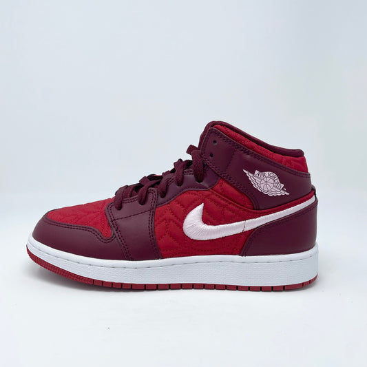 Jordan 1 Mid “Red Quilt” (GS)