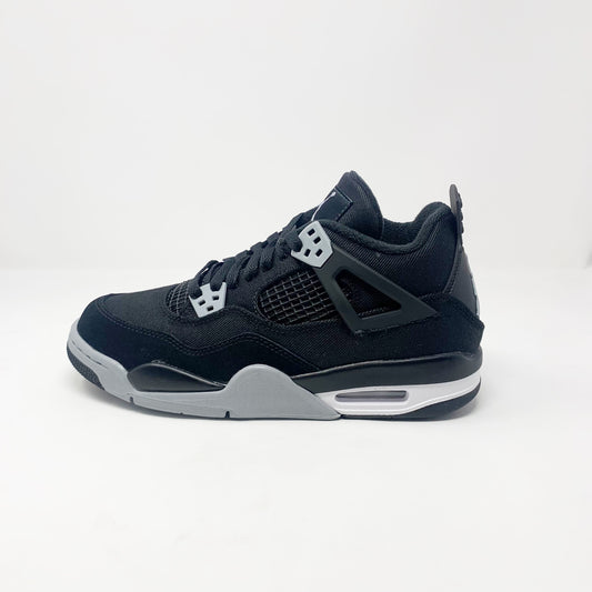 Jordan Retro 4 “Black Canvas”